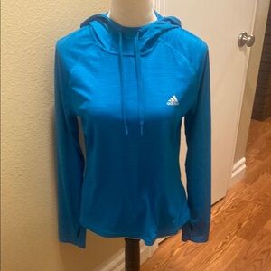 Adidas Women's Blue Performance Hoodie